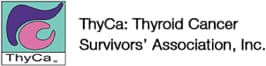 ThyCa: Thyroid Cancer Survivors' Association, Inc. Logo.